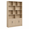 Libreria in MDF con ripiani e ante, 180 cm x 120 cm x 30 cm