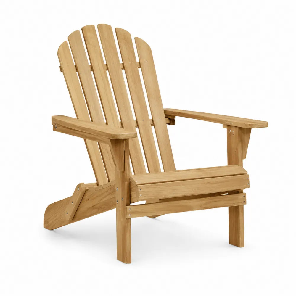 Sedia da esterno in legno di teak