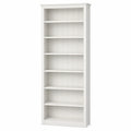 Libreria in MDF bianco con 6 ripiani